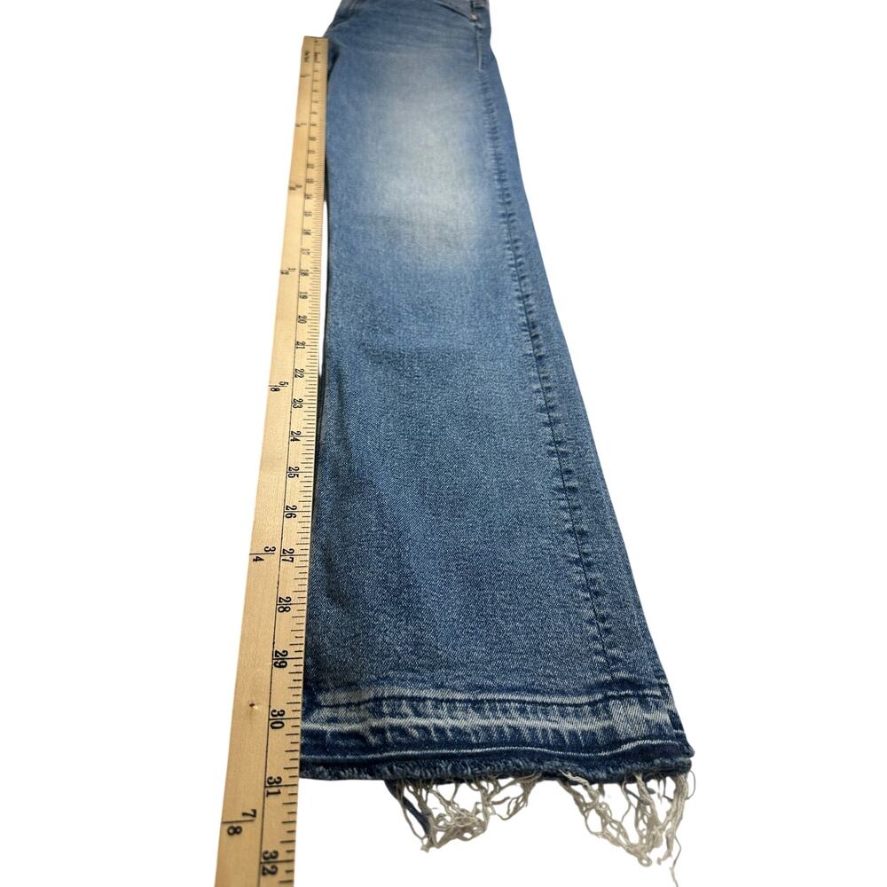 Mother The Rascal Slit Undone Hem Size 27/4 In The Love Experiment EUC - Picture 3 of 8